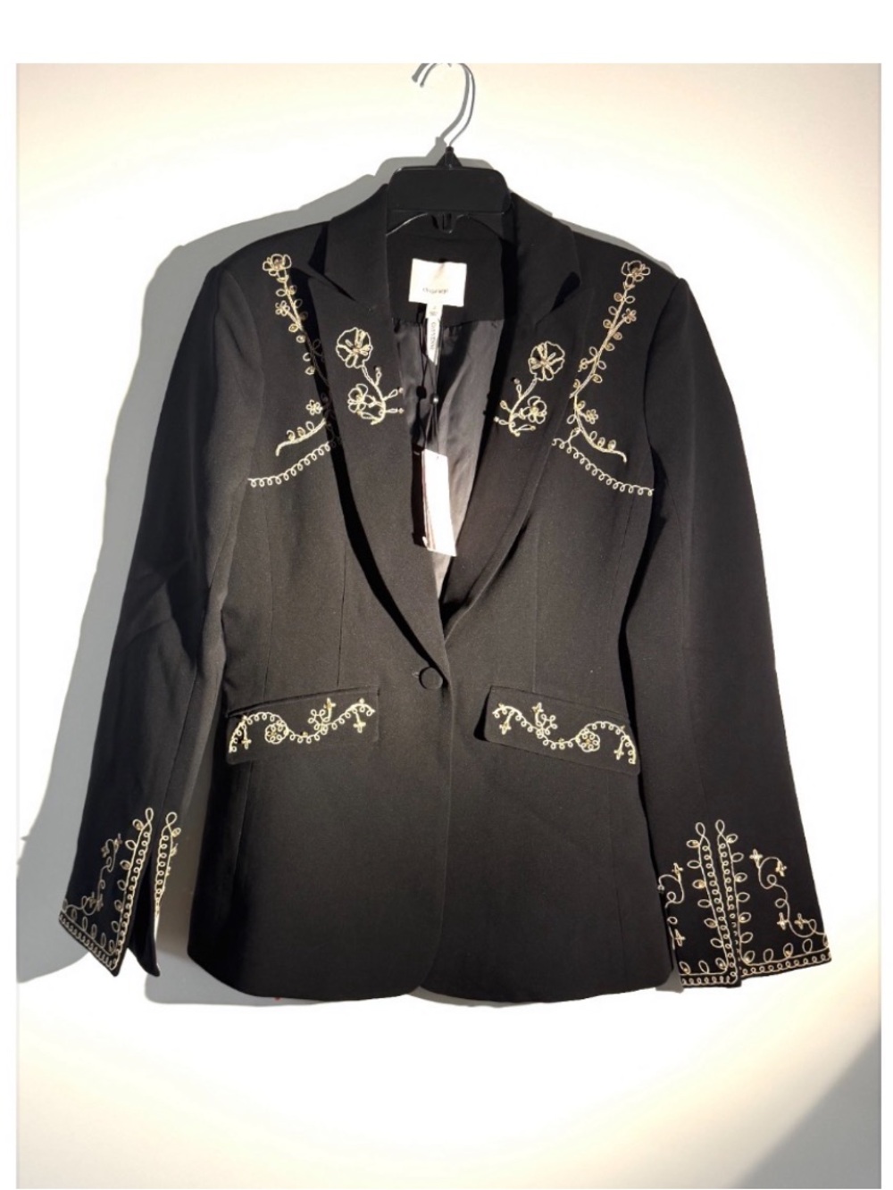 Cinq a Sept Soutache Embellished Cheyenne Jacket Blazer.